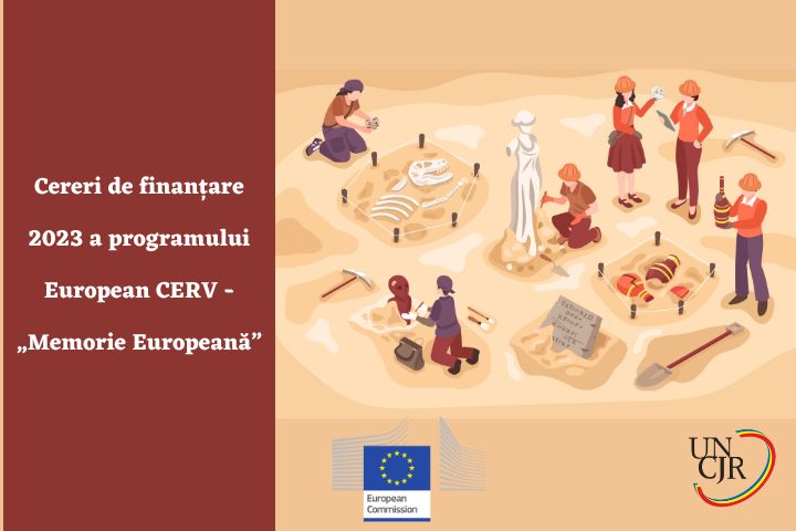 Cereri de finanțare 2023 a programului european CERV – Memorie Europeană