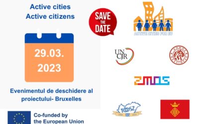 29 Martie 2023UNCJR vă invită să participați la evenimentul de deschidere al proiectului „Active Cities for EU” de la Bruxelles