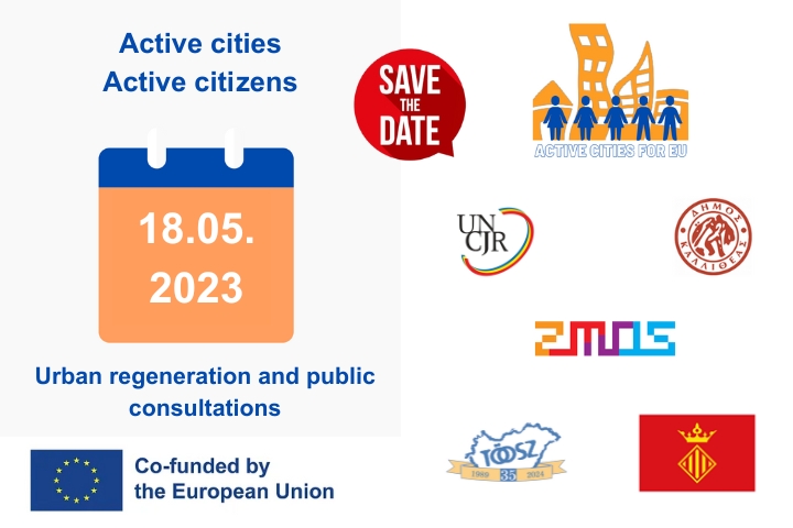 18 Mai 2023 UNCJR vă invită să participați la „Urban regeneration and public consultations” – Budapesta, Ungaria