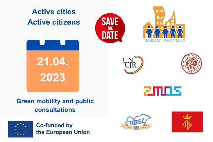 21 Aprilie 2023 UNCJR vă invită să participați la „Green mobility and public consultations” –  Kallithea, Grecia