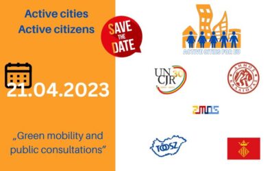 21 Aprilie 2023 UNCJR vă invită să participați la „Green mobility and public consultations”