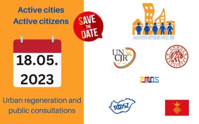 18 Mai 2023 UNCJR vă invită să participați la „Urban regeneration and public consultations”
