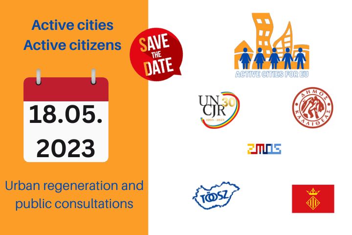 18 Mai 2023 UNCJR vă invită să participați la „Urban regeneration and public consultations”