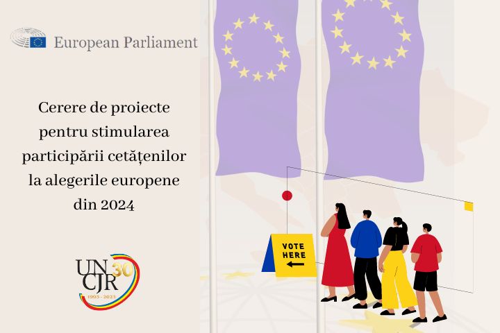 Cerere de proiecte pentru stimularea participării cetățenilor la alegerile europene din 2024