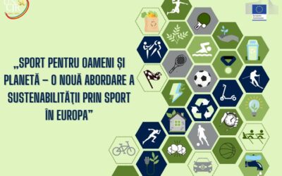 Finanțare europeană – “Sport pentru oameni și planetă, o nouă abordare a sustenabilității prin sport în Europa”