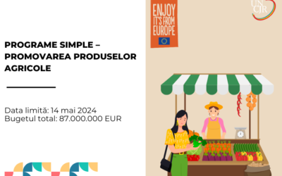 Cerere de finanțare pentru promovarea produselor agricole – programe simple, programul european AGRIP