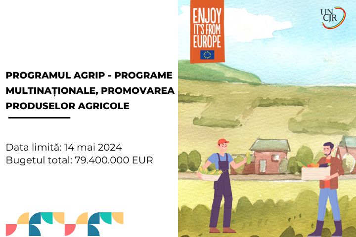 Programul AGRIP – programe multinaționale, promovarea produselor agricole