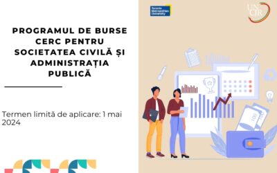 Programul de burse CERC pentru societatea civilă și administrația publică