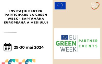 Invitație pentru participare la Green Week – saptămâna europeană a mediului, 29-30 mai 2024