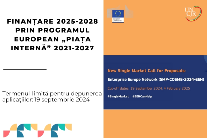 Finanțare 2025-2028 prin programul european „Piața internă” 2021-2027