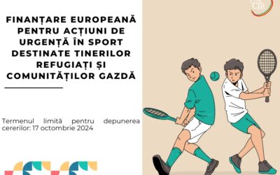 Finanțare europeană pentru acțiuni de urgență în sport destinate tinerilor refugiați și comunităților gazdă