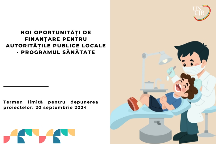 Noi oportunități de finanțare pentru autoritățile publice locale – Programul Sănătate