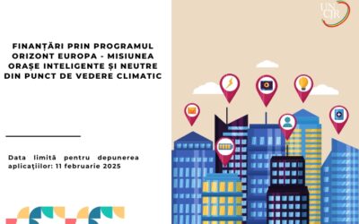 Finanțări prin programul Orizont Europa – Misiunea orașe inteligente și neutre din punct de vedere climatic