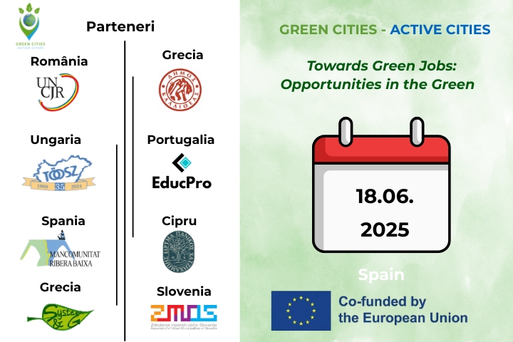 18 iunie 2025 Cel de-al treilea workshop al proiectului „Green Cities- Active Cities”