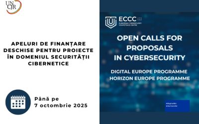 Apeluri de finanțare deschise pentru proiecte în domeniul securității cibernetice