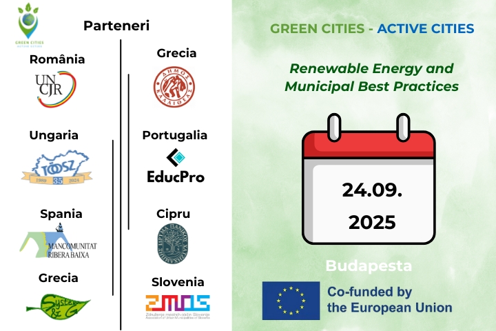 24 septembrie 2025 Workshop „Renewable Energy and Municipal Best Practices”
