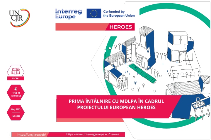 Prima întâlnire cu MDLPA în cadrul proiectului european HEROES