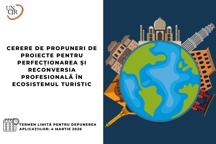 Cerere de propuneri de proiecte pentru perfecționarea și reconversia profesională în ecosistemul turistic