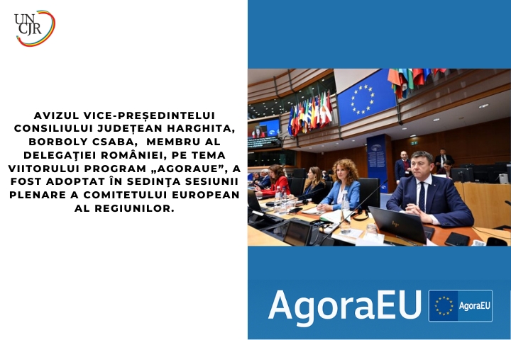 Aviz adoptat: AgoraEU susține cultura și democrația locală