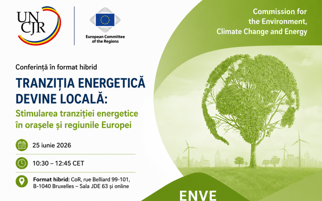 Conferința „Tranziția energetică devine locală: Stimularea tranziției energetice în orașele și regiunile Europei”