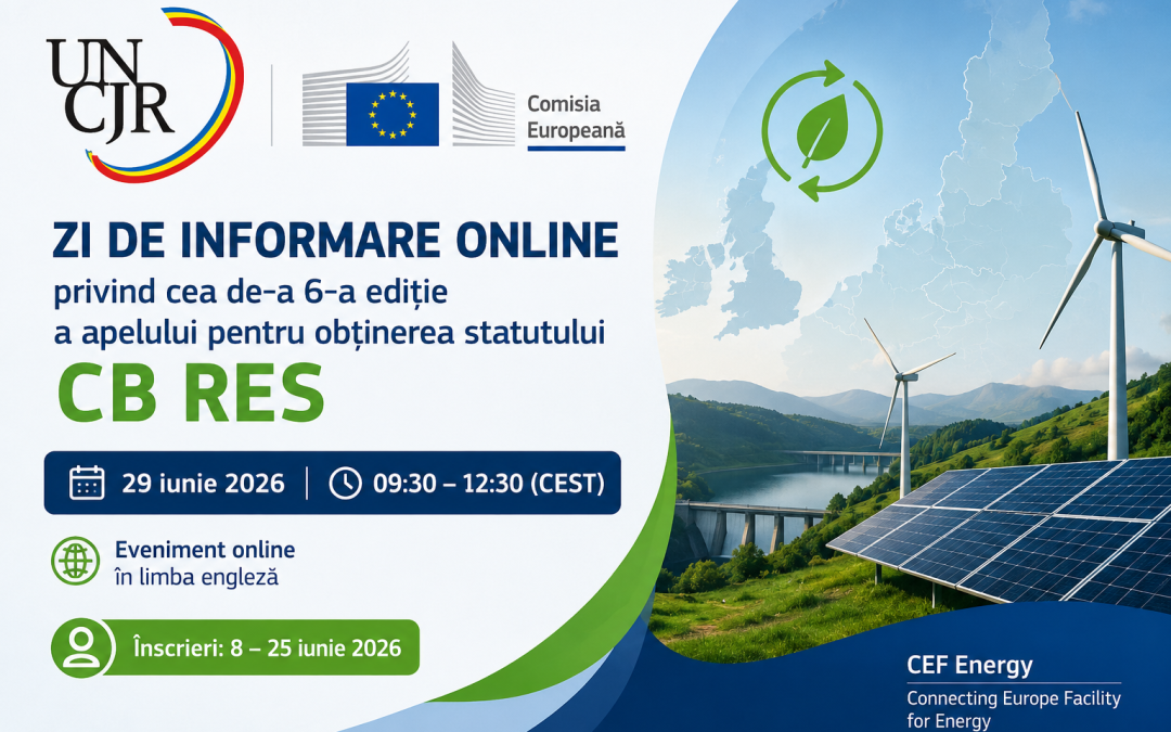 Zi de informare online privind cea de-a șasea ediție a apelului pentru obținerea statutului CB RES