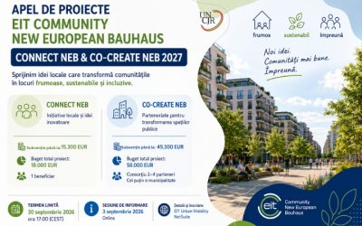Apel de proiecte EIT Community New European Bauhaus: „Connect NEB & Co-create NEB 2027”
