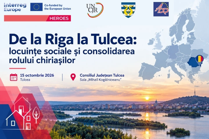 UNCJR și Consiliul Județean Tulcea, împreună pentru îmbunătățirea accesului la locuințe sociale în Regiunea Sud-Est
