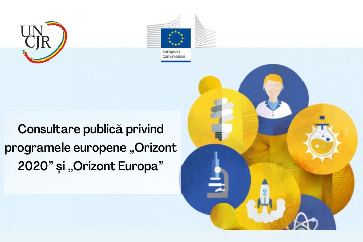 Consultare publică privind programele europene „Orizont 2020” și „Orizont Europa”