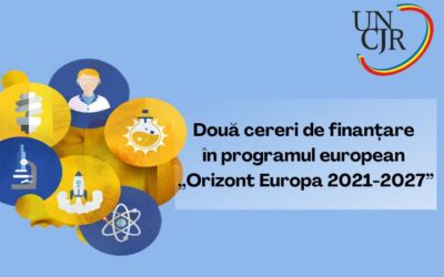 Două cereri de finanțare în programul european Orizont Europa 2021-2027