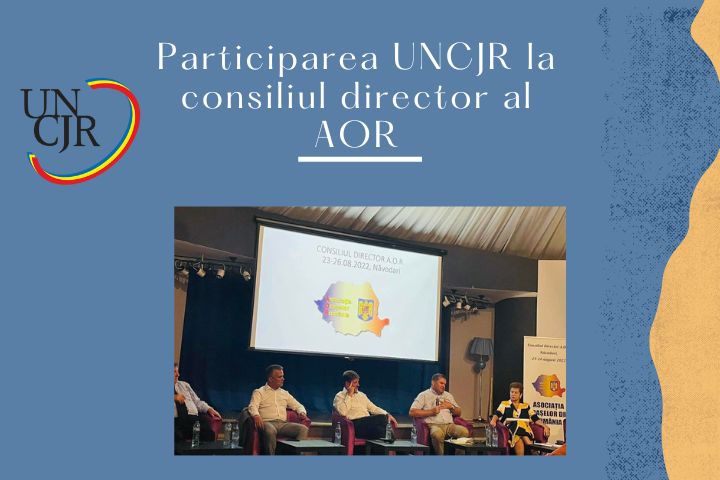 Participarea UNCJR la Consiliul director al AOR